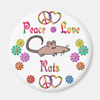 VREDE LIEFDE RATTEN MAGNEET