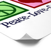 Vrede Liefde Rechtbankverslaggeving Poster (Hoek)