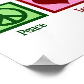 Vrede Liefde Rechtvaardigheid Poster (Hoek)