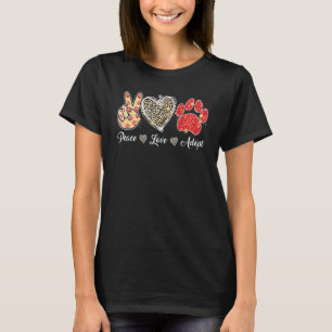 Vrede Liefde Red Adoptie Hond Kat Kostuum Puppy M T-shirt