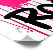 Vrede, Liefde, Rock op Roll Poster (Hoek)