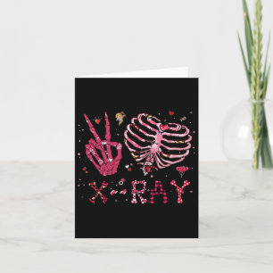 Vrede Liefde Röntgen Valentijn  Kaart