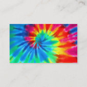 Vrede, liefde, roze flamingos visitekaartje (Achterkant)