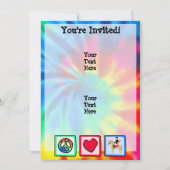 Vrede, liefde, ruitersport kaart (Voorkant)