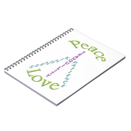 Vrede Liefde Rust Vriendelijkheid Notitieboek (Linkerzijde)