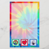 Vrede, liefde, schaak briefpapier (Voorkant)