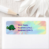 Vrede, liefde, schildpadden etiket (Insitu)