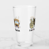 Vrede, liefde, schoolbus glas (Links)