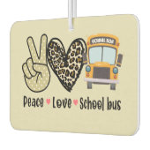 Vrede, liefde, schoolbus luchtverfrisser (Links)