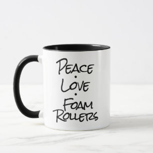 Vrede Liefde Schuimrollers Koffiemok Mok