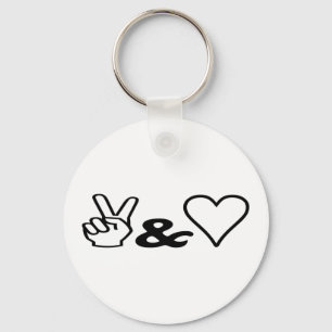 Vrede & Liefde Sleutelhanger