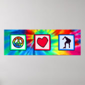 Vrede, liefde, snelle Skating Poster (Voorkant)