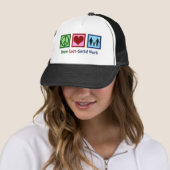 Vrede Liefde Sociaal Werk Trucker Pet (In situ)