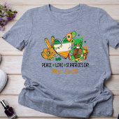 ✌️Vrede, Liefde, St. Patrick's Day! Gepersonalisee T-shirt
