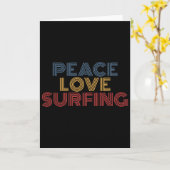 Vrede Liefde Surfen Kaart (Gele Bloem)