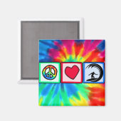 Vrede, liefde, surfen magneet (Voorkant / Achterkant)