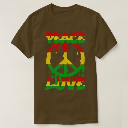 Vrede Liefde Symbool Vredesteken T-shirt (Design voorkant)