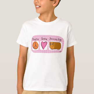 vrede , liefde , t-shirt cavia ' s