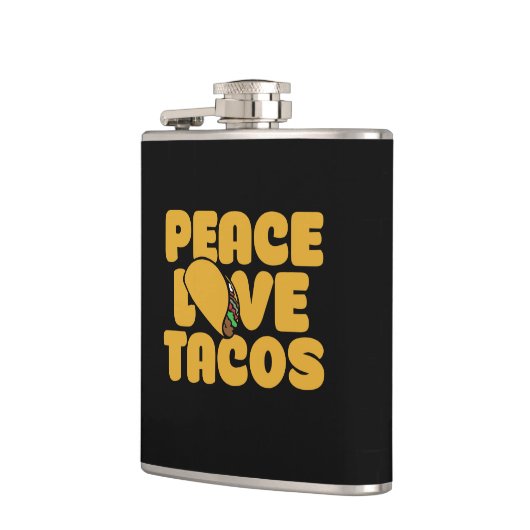 Vrede liefde tacos heupfles (Links)