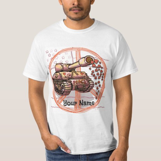 Vrede Liefde Tank t-shirt (Voorkant)