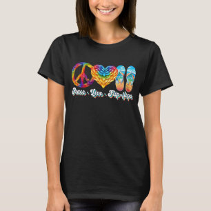 Vrede liefde teenslippers t-shirt
