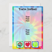 Vrede, liefde, Tennis Kaart (Voorkant)