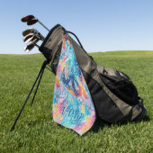 Vrede Liefde Tie-Dye Golfhanddoek (Groen)