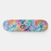 Vrede Liefde Tie-Dye Persoonlijk Skateboard (Horizontaal)