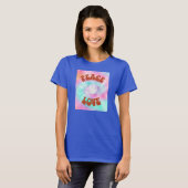 Vrede Liefde Tie Dye T-shirt (Voorkant volledig)