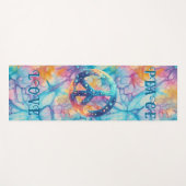 Vrede Liefde Tie-Dye Yogamat (Voorkant (horizontaal))