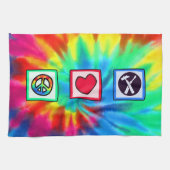 Vrede, liefde, timmerlieden theedoek (Horizontaal)