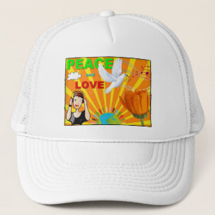 Vrede & Liefde Trucker Pet