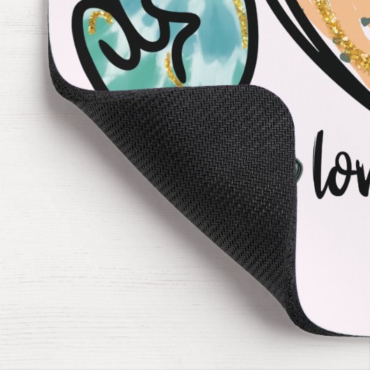 Vrede - Liefde - Tuinieren Muismat (Hoek)