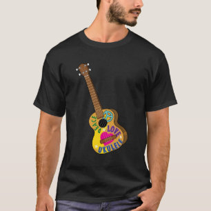 Vrede Liefde Ukelele Grappige Uke Speler Gift Voor T-shirt