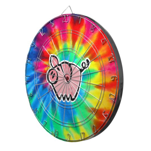 Vrede, liefde, varkens dartbord (Voorkant Rechts)