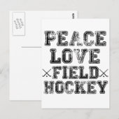 Vrede, liefde, veldsleutel briefkaart (Voorkant / Achterkant)