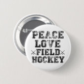 Vrede, liefde, veldsleutel ronde button 5,7 cm (Voorkant /achterkant)