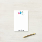 Vrede Liefde Verpleegkunde Aangepaste Naam Notitie Post-it® Notes (Op bureau)