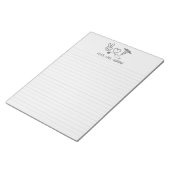 Vrede Liefde Verpleegkunde Gevoerd Notitieblok (Schuin)