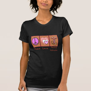 "Vrede, liefde, verpleegkundigen" Geschenken T-shirt