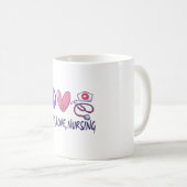 Vrede Liefde Verpleging Koffiemok (Voorkant rechts)