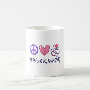 Vrede Liefde Verpleging Koffiemok
