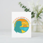 Vrede & Liefde Vibes Briefkaart (Staand voorkant)