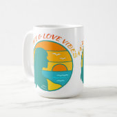 Vrede & Liefde Vibes Koffiemok (Voorkant links)