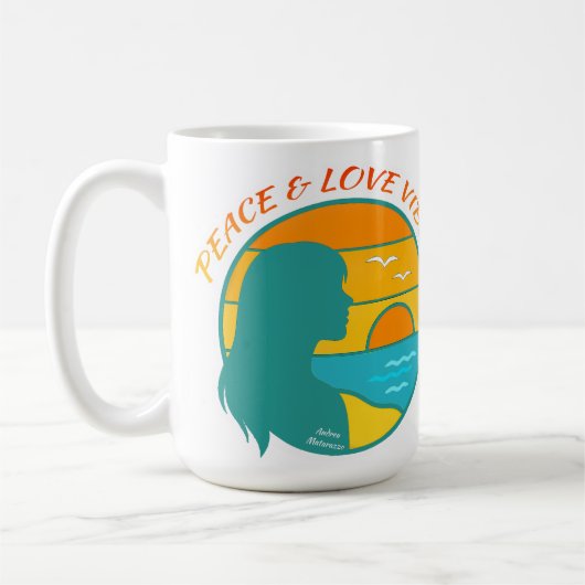 Vrede & Liefde Vibes Koffiemok (Links)
