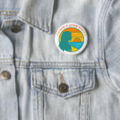Vrede & Liefde Vibes Ronde Button 5,7 Cm (In situ)