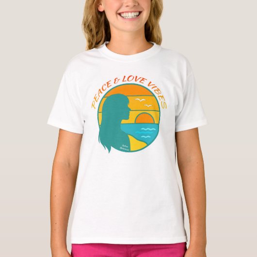 Vrede & Liefde Vibes T-shirt (Voorkant)