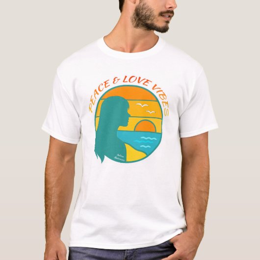 Vrede & Liefde Vibes T-shirt (Voorkant)