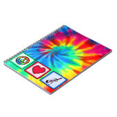 Vrede, liefde, Violins Notitieboek (Linkerzijde)