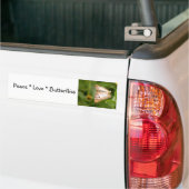 Vrede Liefde Vlinders Bumpersticker (Op Truck)
